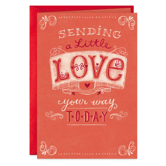 Sending a Little Love Your Way Today Sweetest Day Card