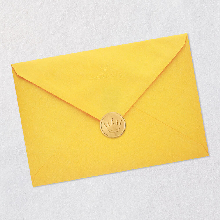 Boy and Girl Holding Hands Funny Anniversary Card Envelope Back with Seal image number 8