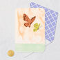 Orange and Yellow Butterflies Blank Card Card Front with Envelope and Gold Seal image number 4