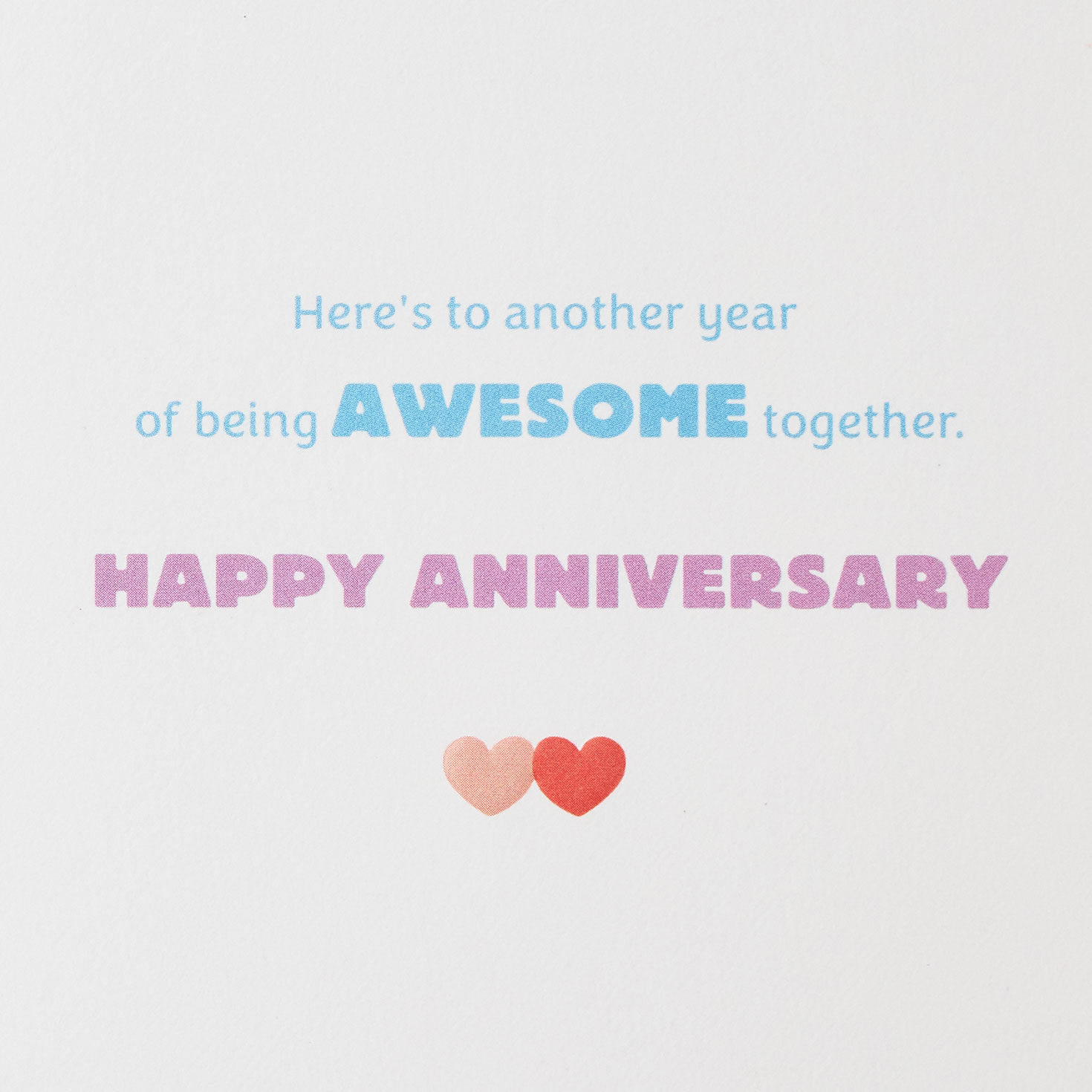 Two Hearts Dancing Anniversary Card for Couple Sentiment image number 2