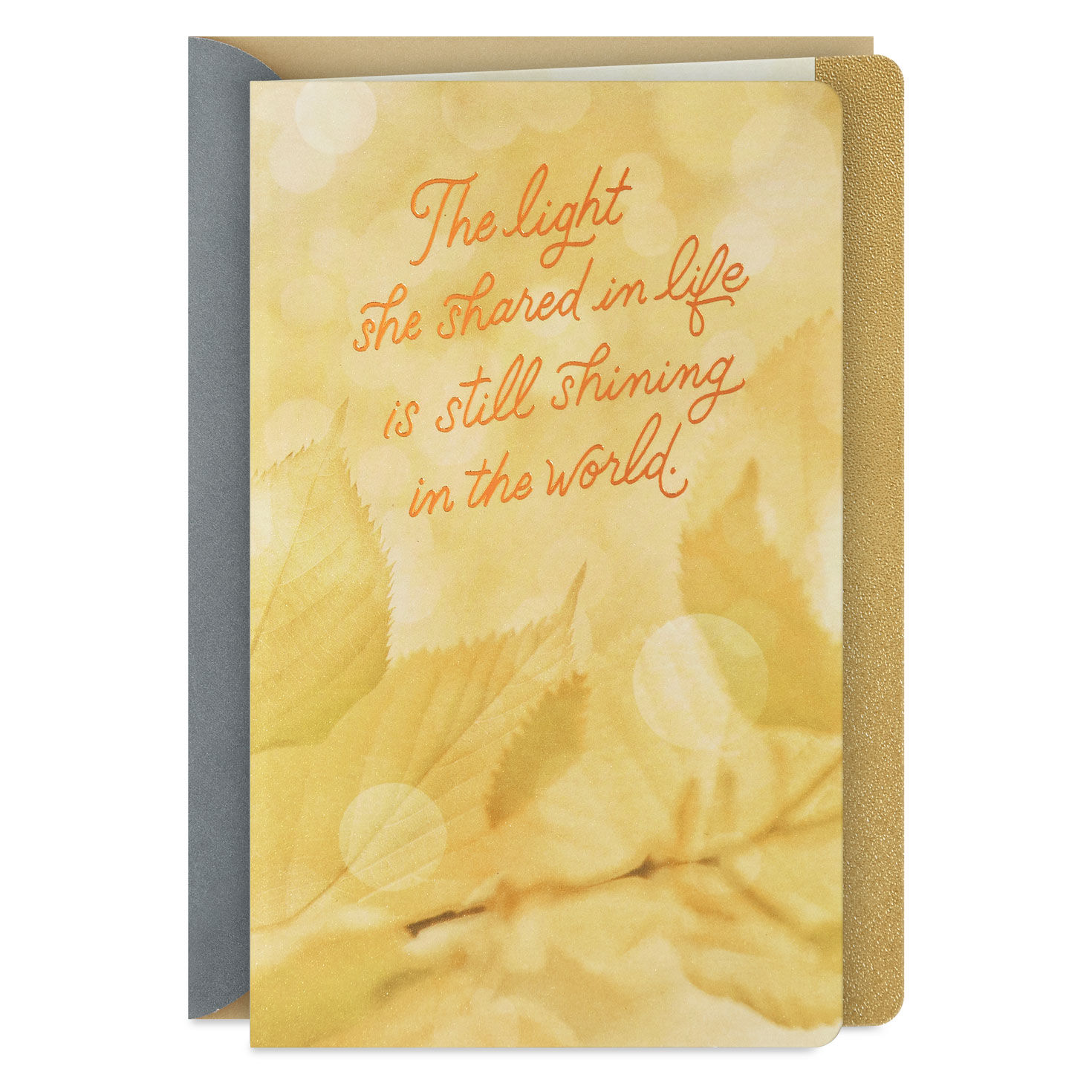 Her Light Is Still Shining in the World Sympathy Card