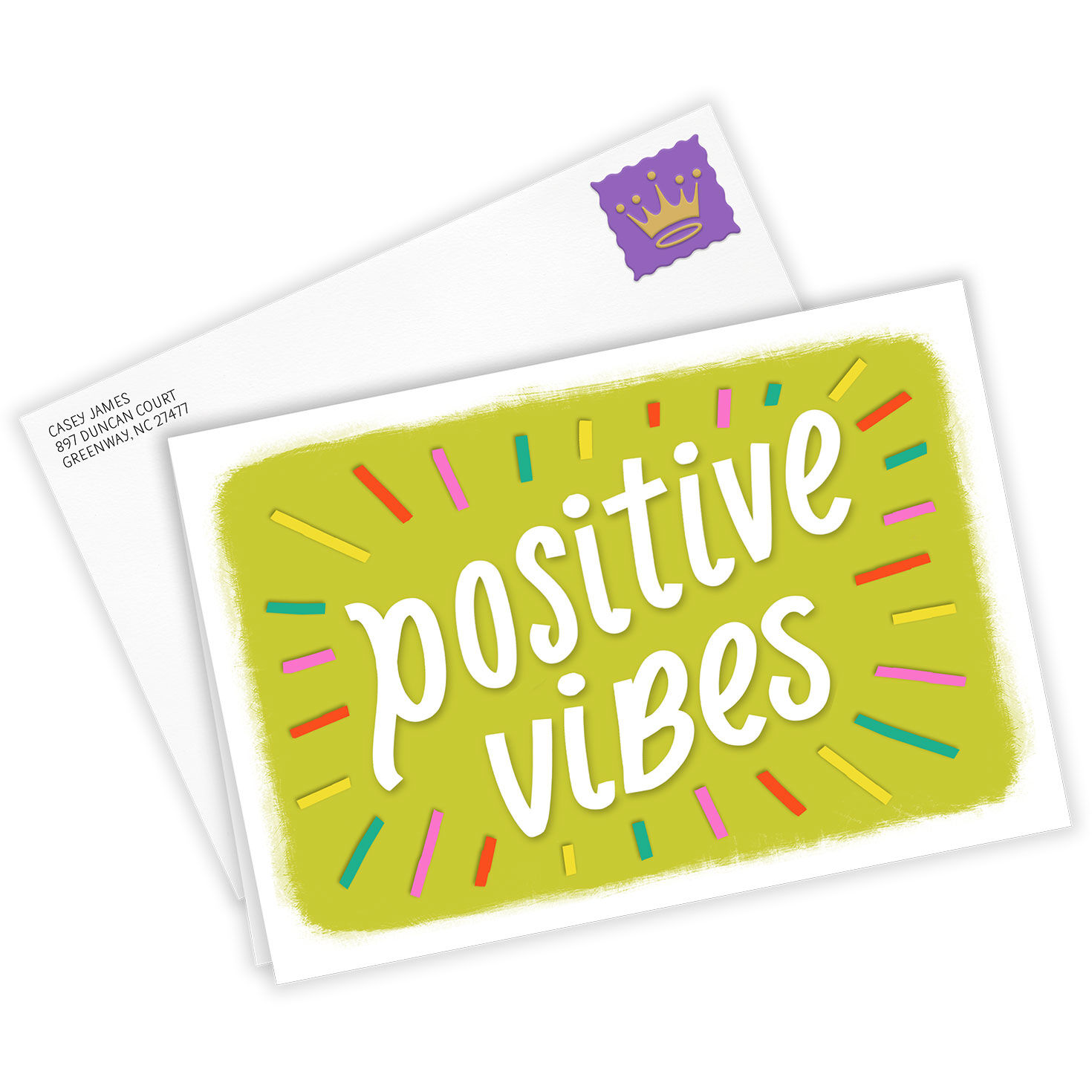 Positive Vibes Custom Card, , large image number 2