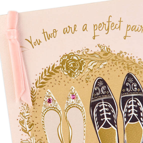 You Two Are a Perfect Pair Wedding Card, , large image number 4