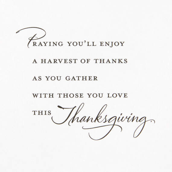 Fall Leaves Religious Thanksgiving Cards, Pack of 6, , large image number 3