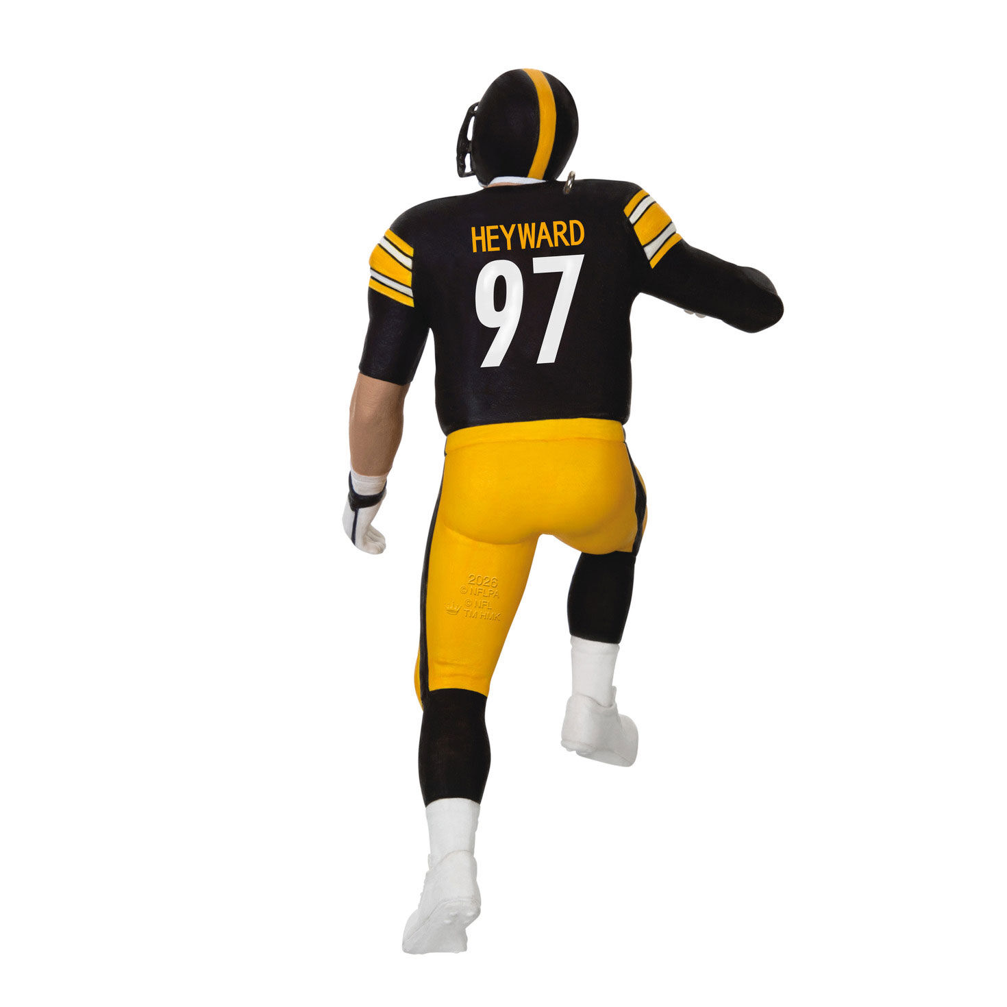 Steelers Cameron Heyward Keepsake Ornament back image number 6