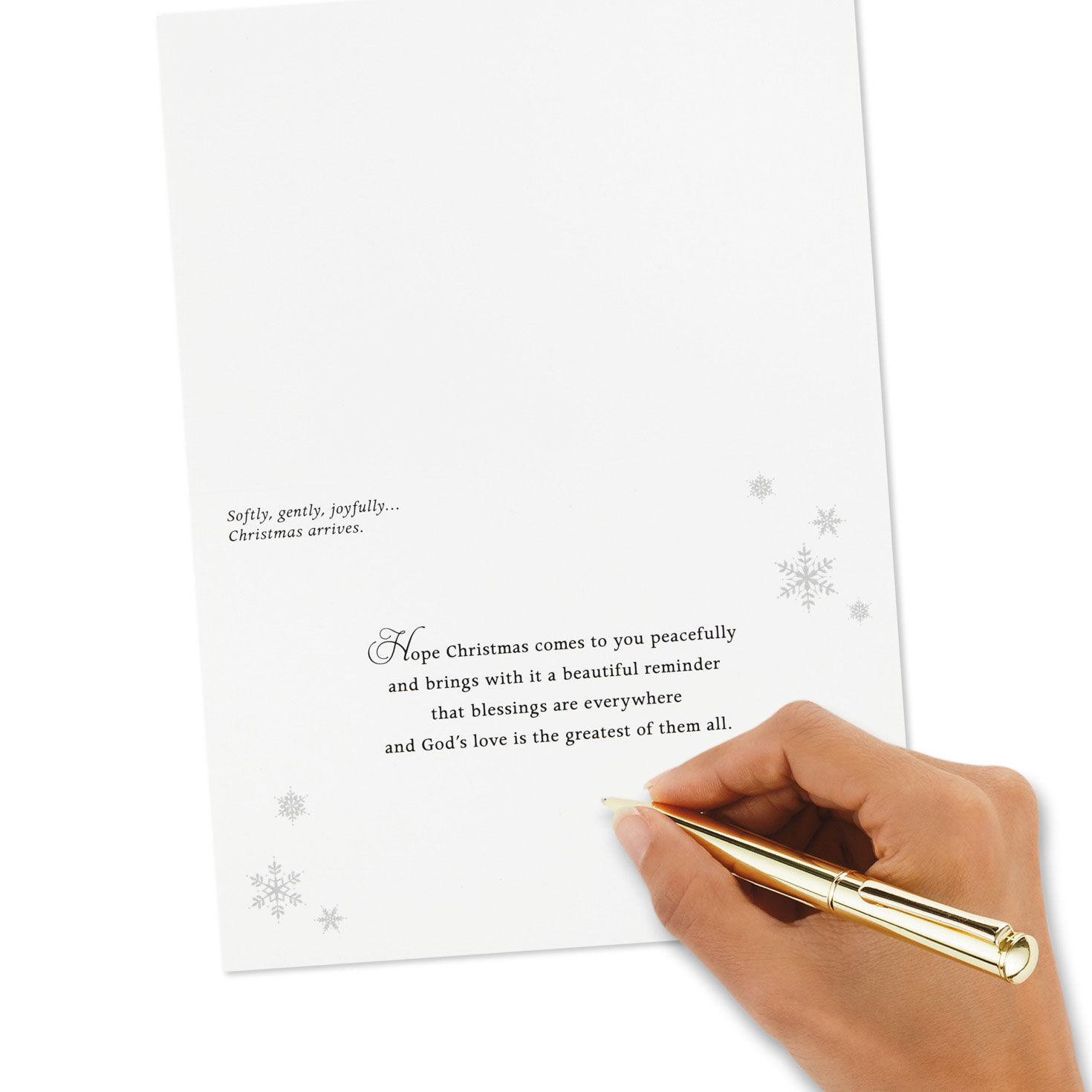 Deer and Tree in Forest Boxed Christmas Cards, Pack of 16, , large image number 7