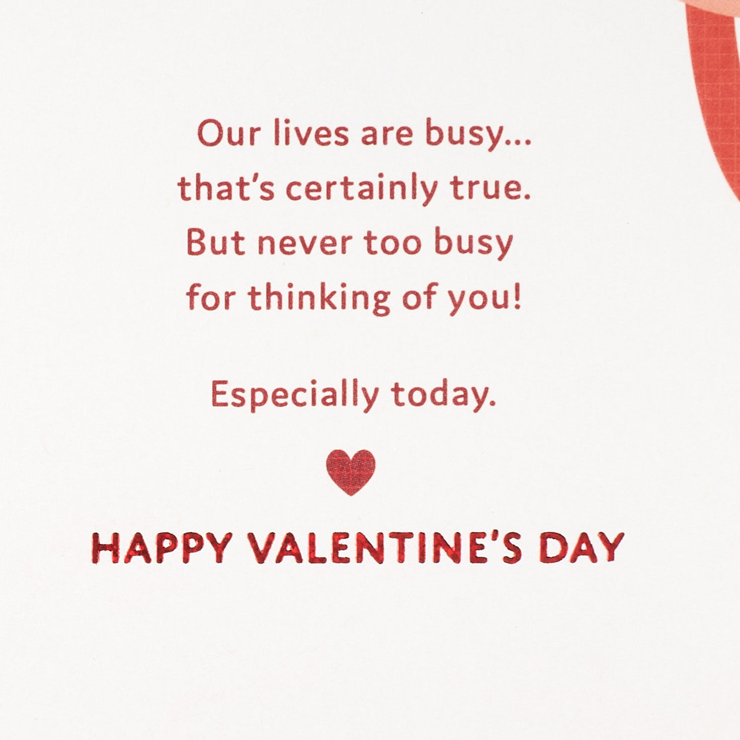Pink and Red Lines Long Distance Valentine's Day Card Sentiment image number 2