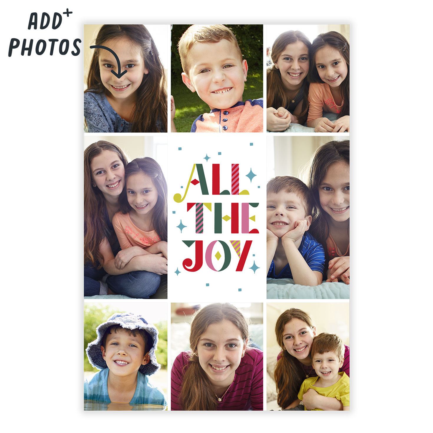 All the Joy Photo Collage Holiday eCard, , large image number 2