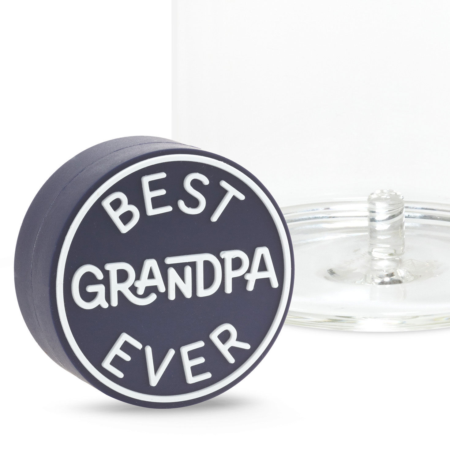 Charmers Best Grandpa Ever Silicone Charm, 1.7" H, , large image number 2