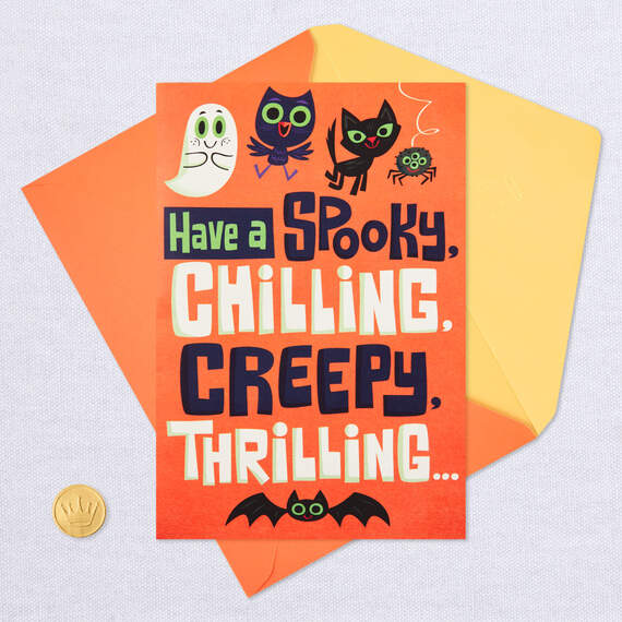 Chilling and Thrilling Funny Musical Pop-Up Halloween Card, , large image number 5