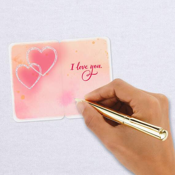 3.25" Mini I Love You Rose Petals Love Card, , large image number 7
