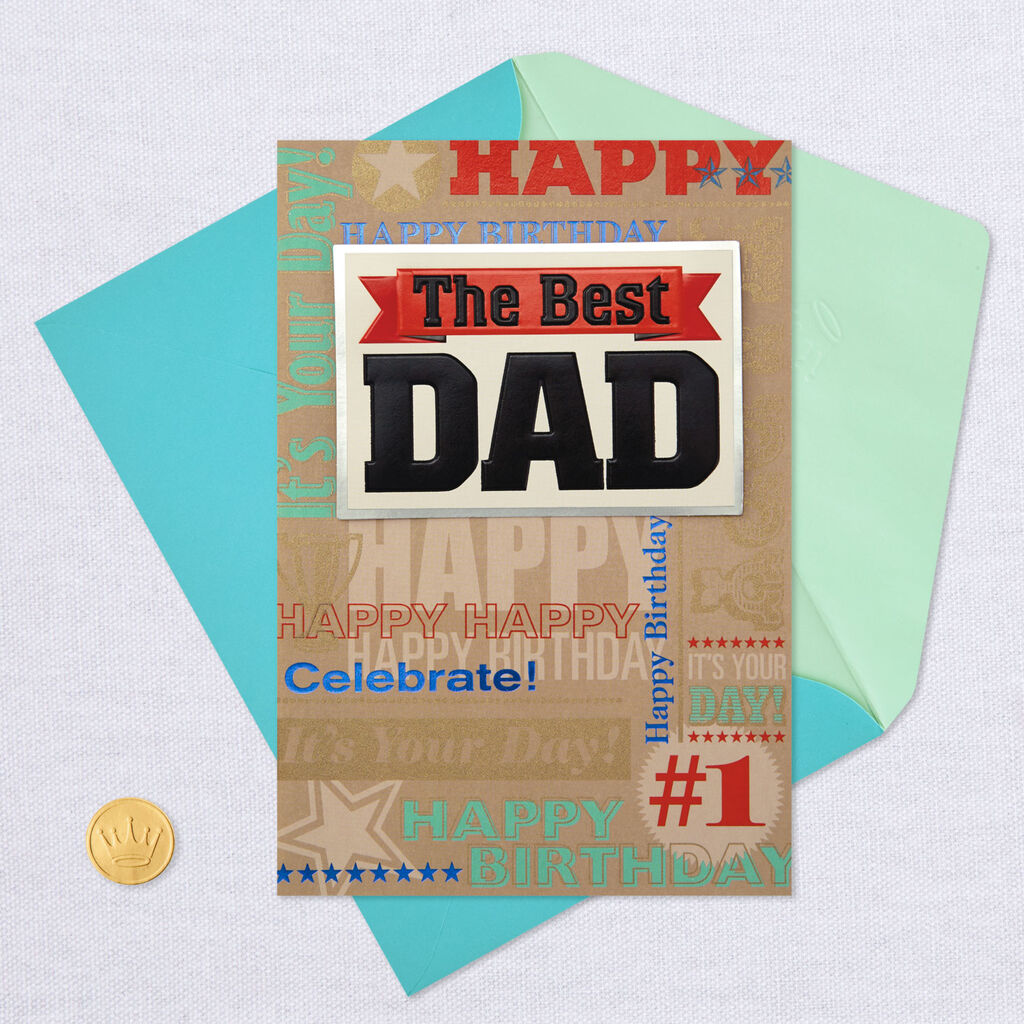 The Best Dad Birthday Card Greeting Cards Hallmark