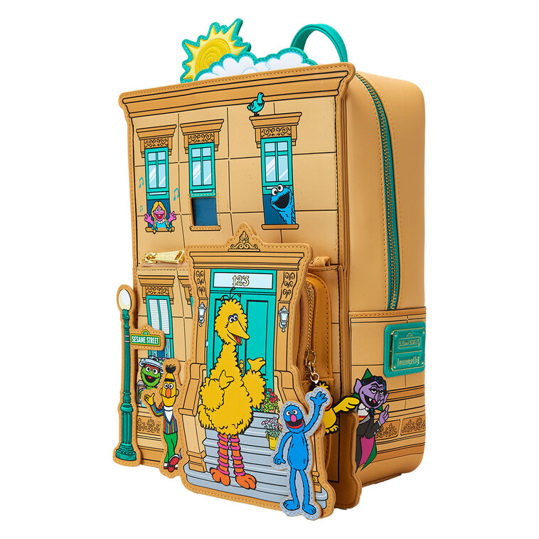 Sesame Street Neighborhood Mini Backpack side image number 3