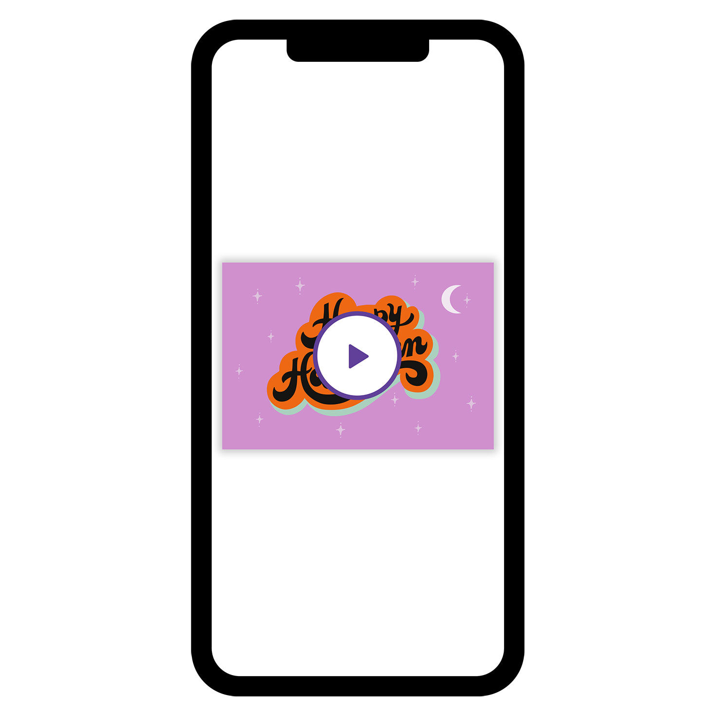 Retro Happy Halloween eCard