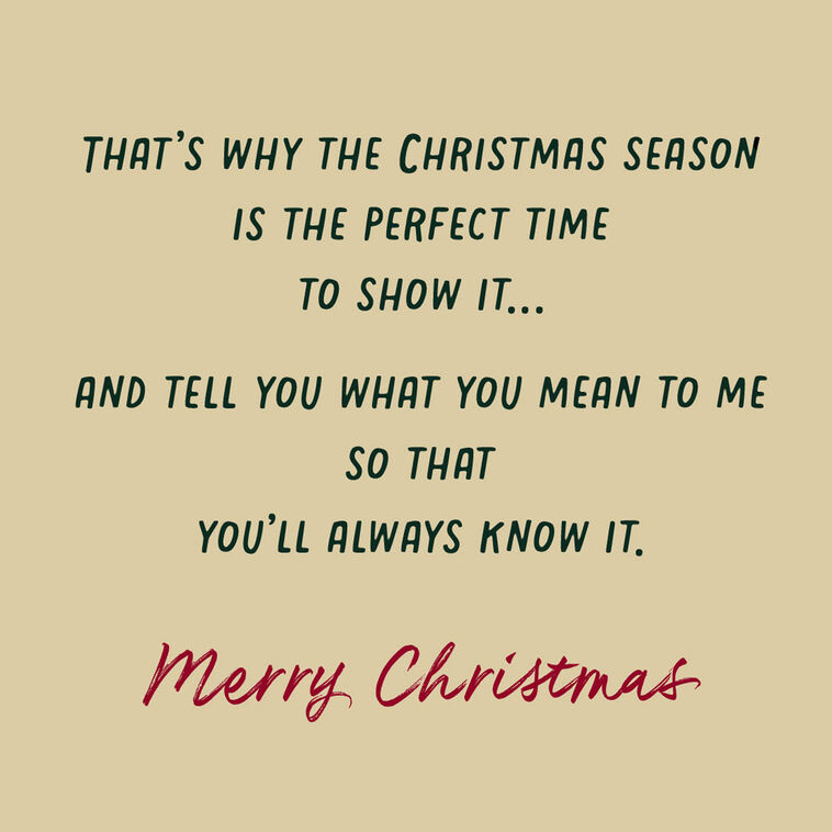 Red, Green and Orange Presents Christmas Card for Friend Sentiment image number 2