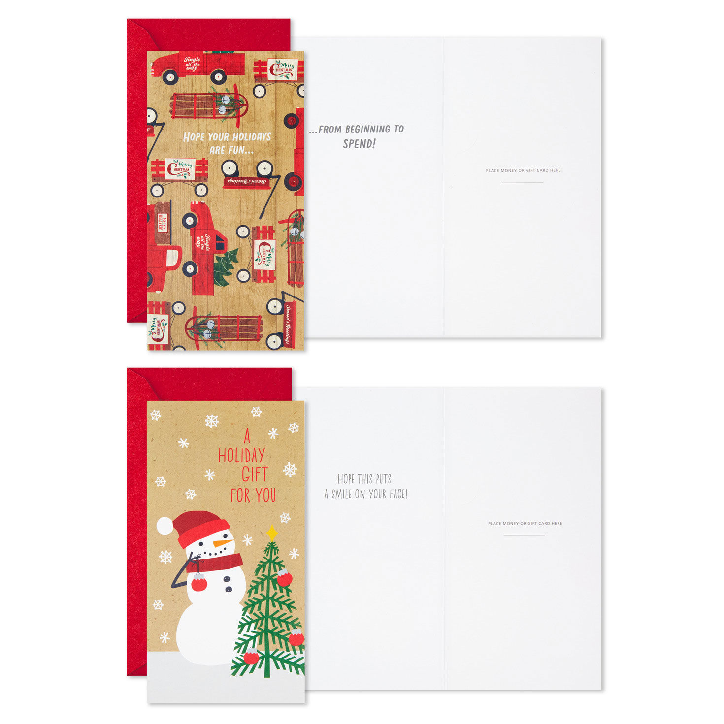 Rustic Charm Christmas Card Bulk Assortment Card Front with Sentiment image number 5