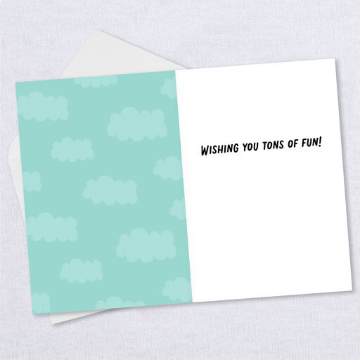 Personalized Construction Theme Photo Card for Kid, 