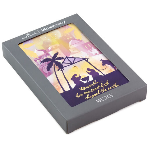 Nativity Scene in Bethlehem Boxed Christmas Cards, Pack of 16, 