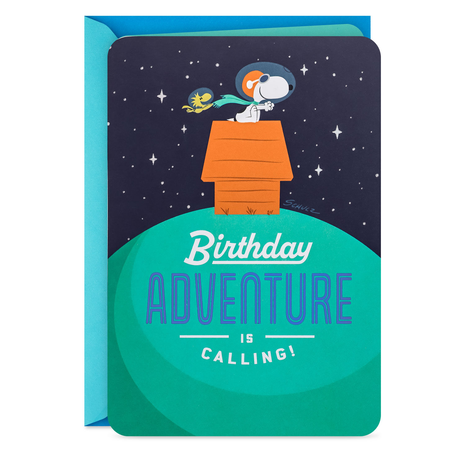 Peanuts® Snoopy Adventure Is Calling Birthday Card