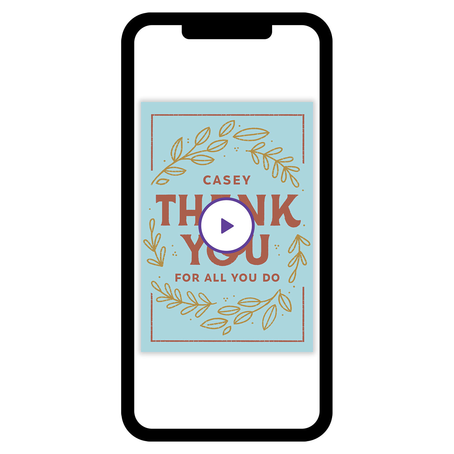 For All You Do Wreath Thank-You eCard