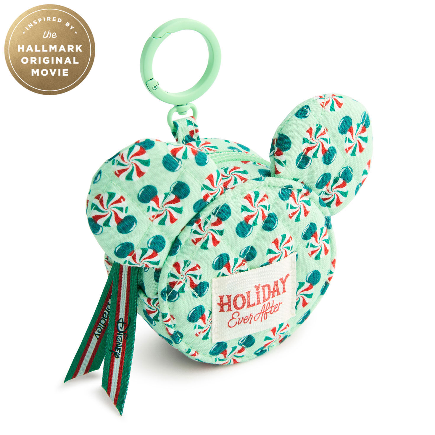 Hallmark + Disney Holiday Ever After Vera Bradley Zip Earbud Bag Charm
