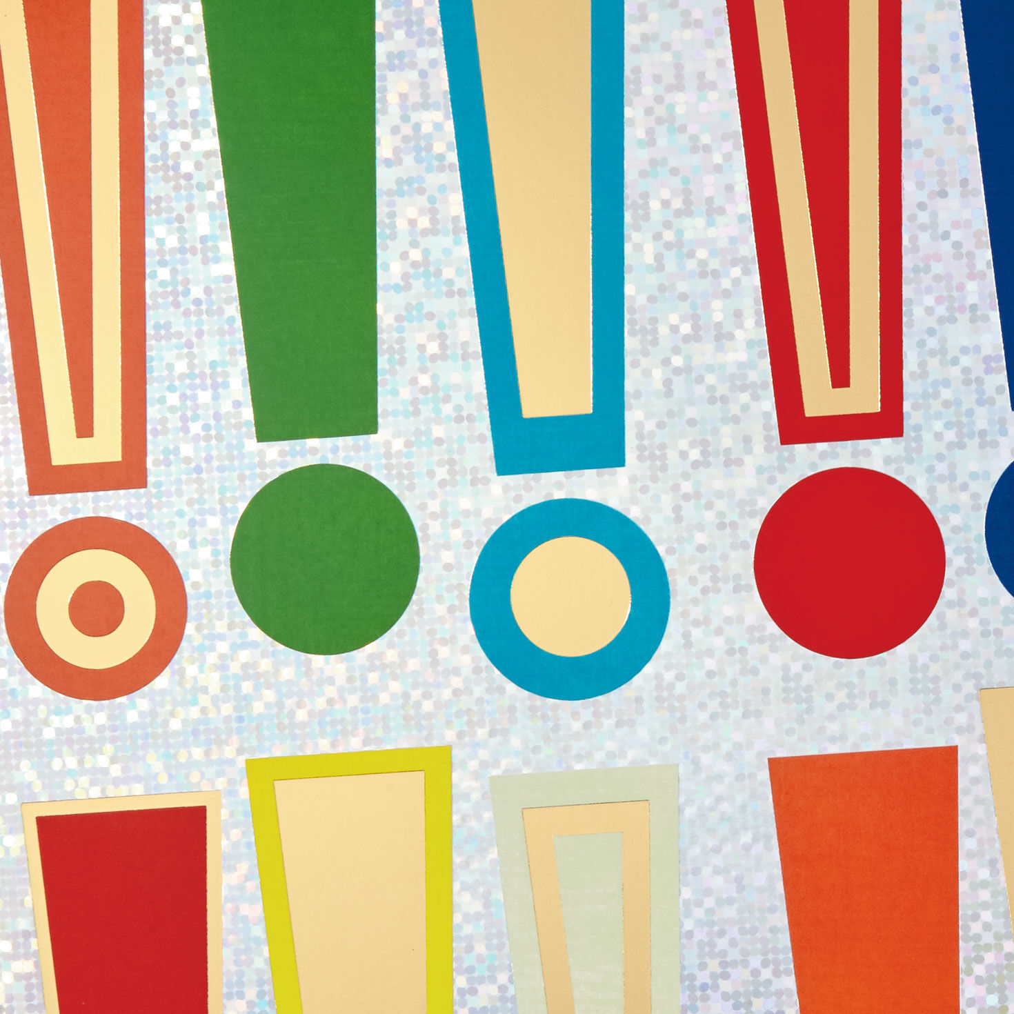 16" Exclamation Points Jumbo Congratulations Card, , large image number 4