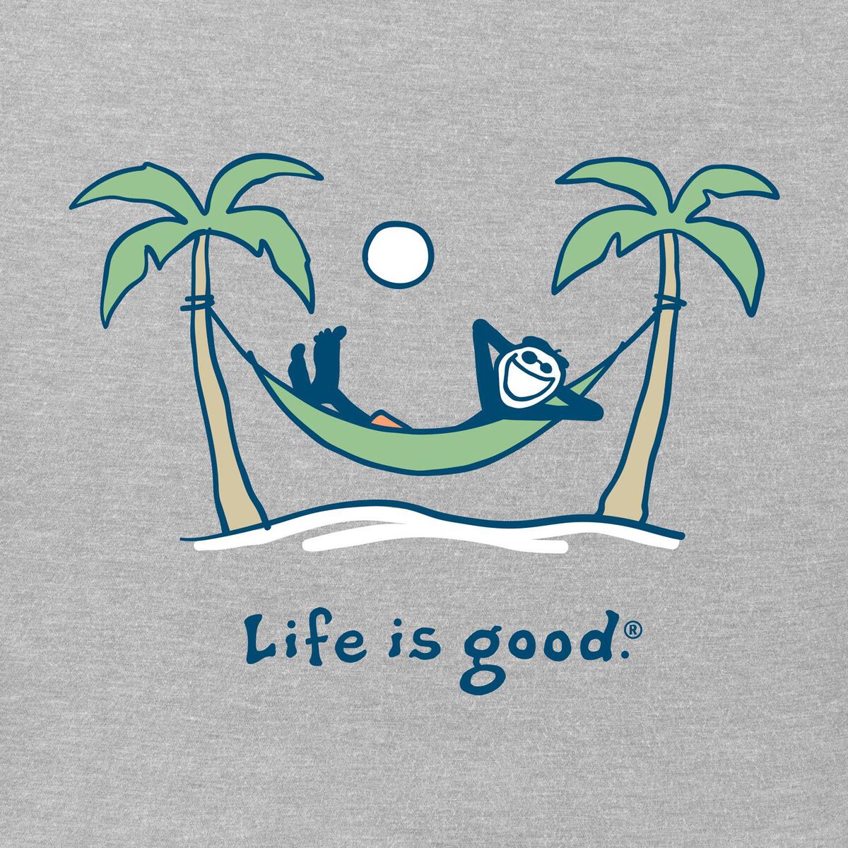 Life is Good Men's Hammock Jake TShirt Clothing Hallmark