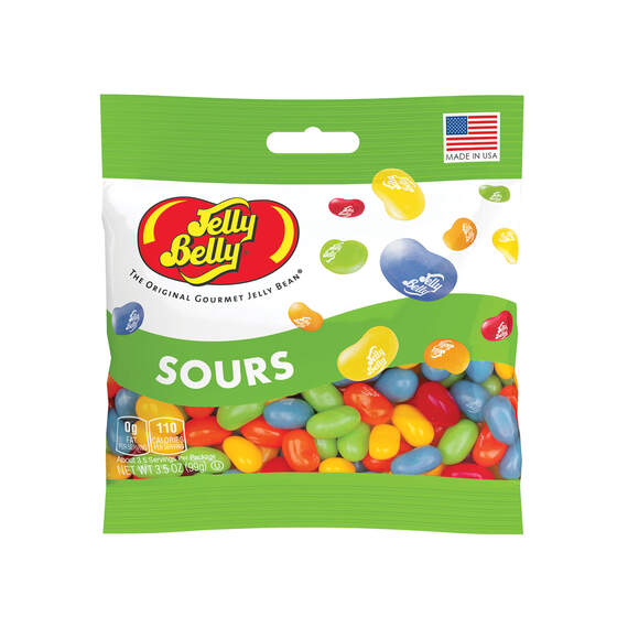 Jelly Belly Sours Grab & Go Bag, 3.5 oz.