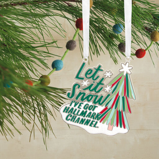 Hallmark Channel Let It Snow Metal Hallmark Ornament, 