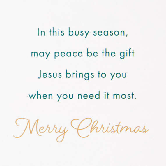DaySpring Candace Cameron Bure Peace in Our Lives Religious Christmas Card, , large image number 2