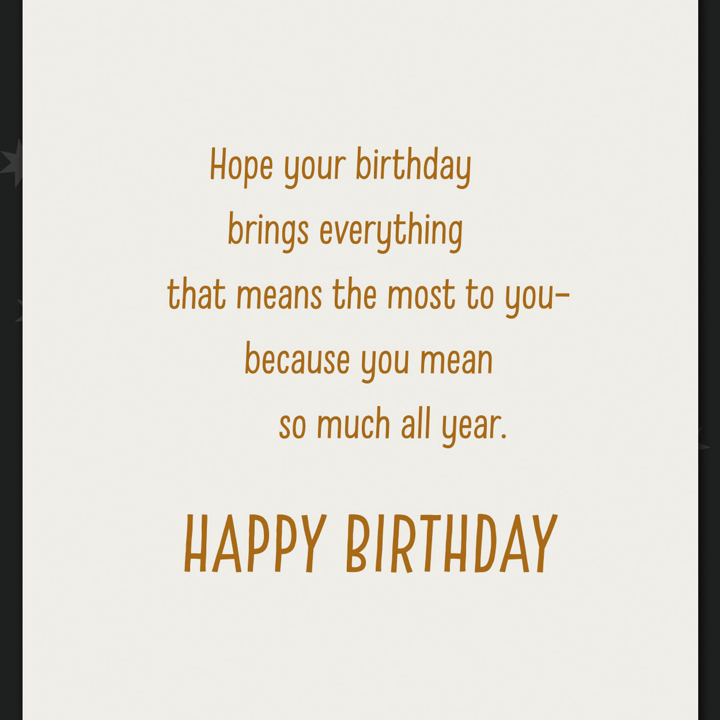 Black and Gold Balloons Happy Birthday Card Sentiment image number 2