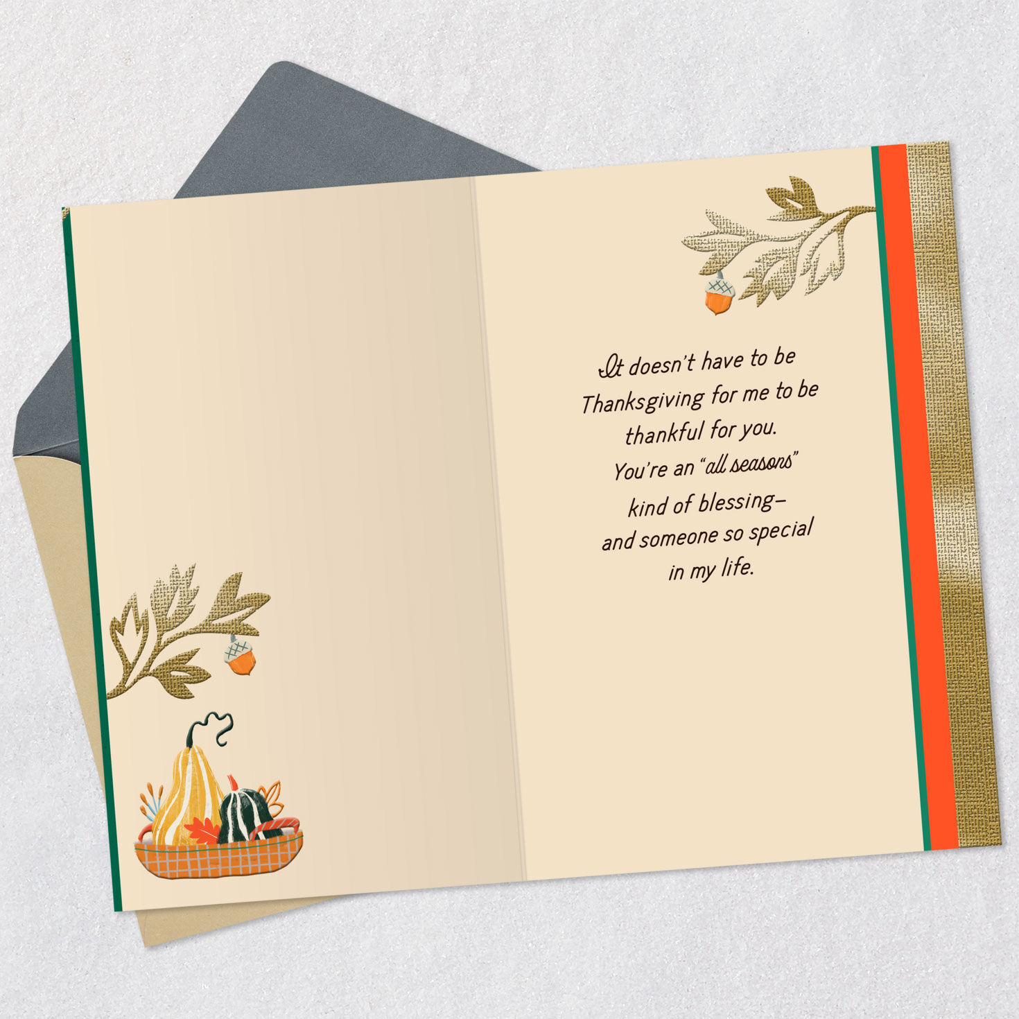 You're an All Seasons Kind of Blessing Thanksgiving Card for only USD 4.59 | Hallmark