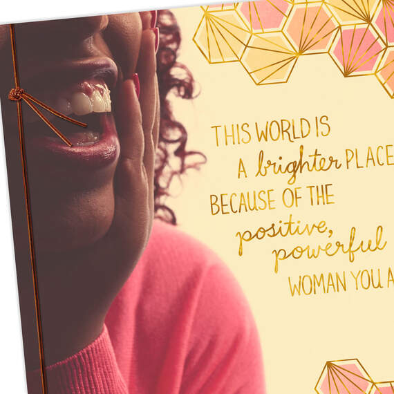 You Are a Positive, Powerful Woman Birthday Card for Her, , large image number 4