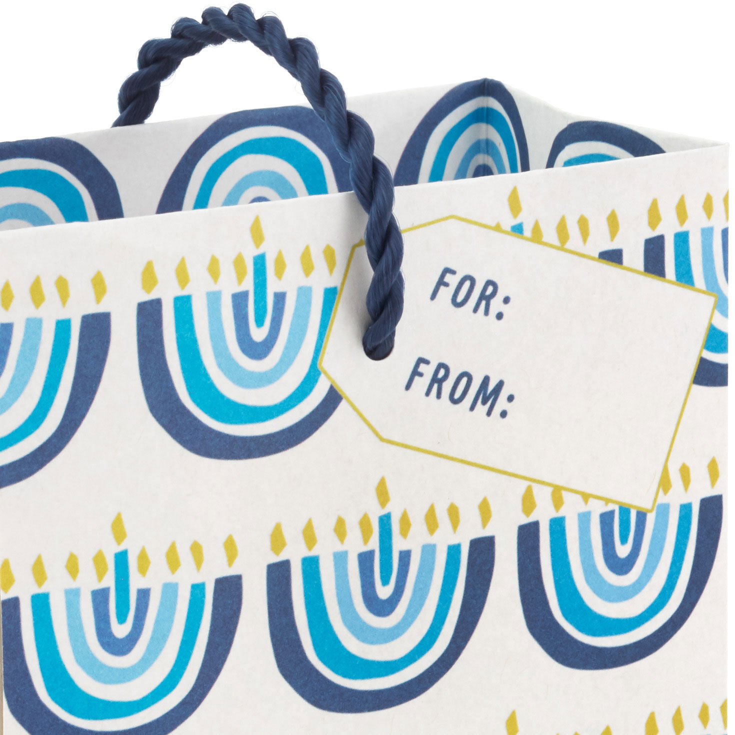 Tree of Life Hanukkah Gift Card Holder Mini Bags Handle Detail image number 5