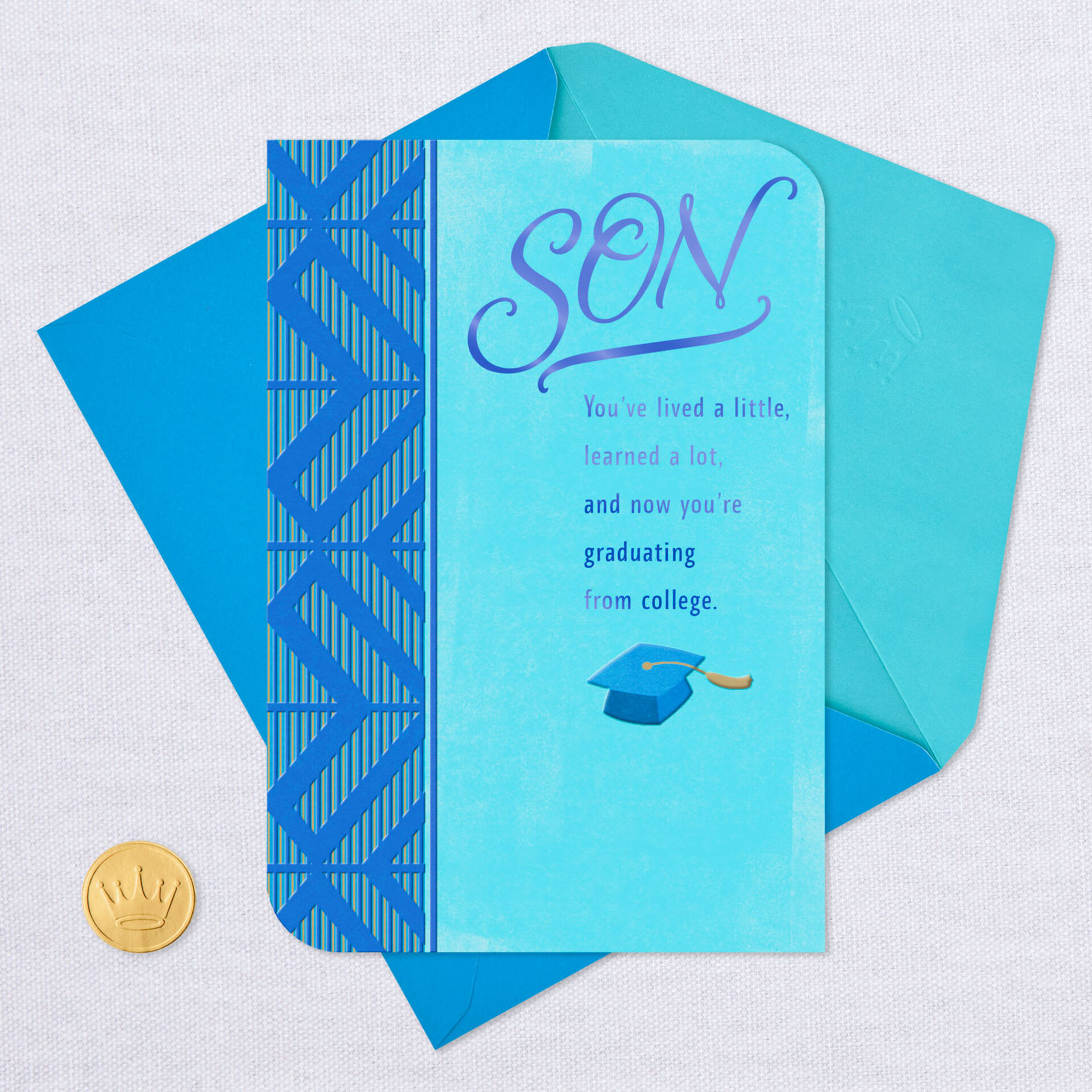 Couldn t Love You More College Graduation Card For Son Greeting Cards 