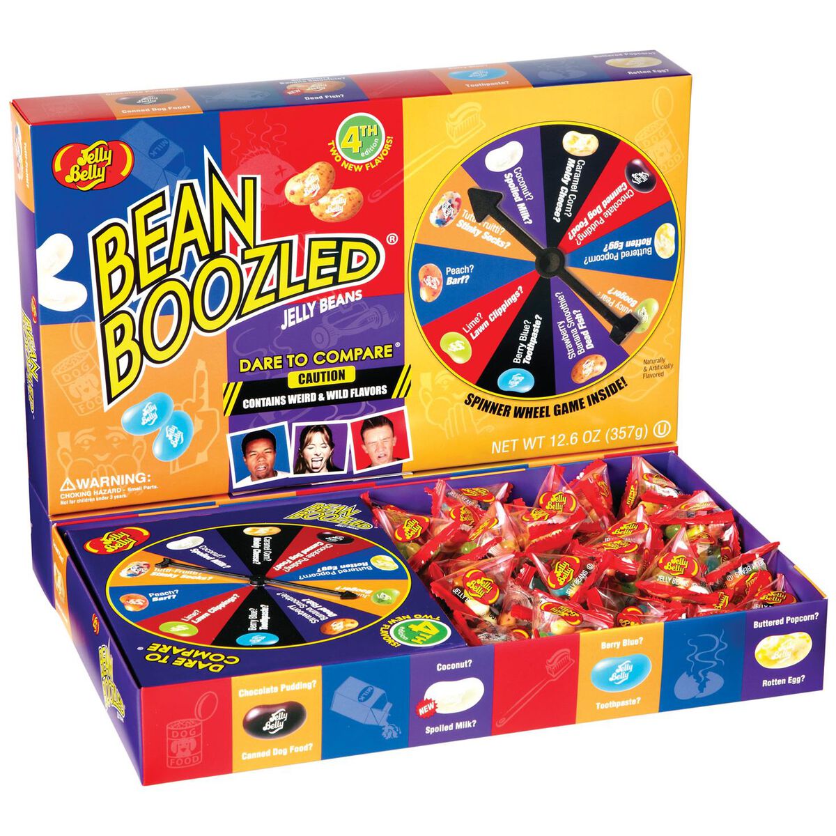 BeanBoozled® Jumbo Spinner Jelly Bean Gift Box, 12.6 oz. Candy