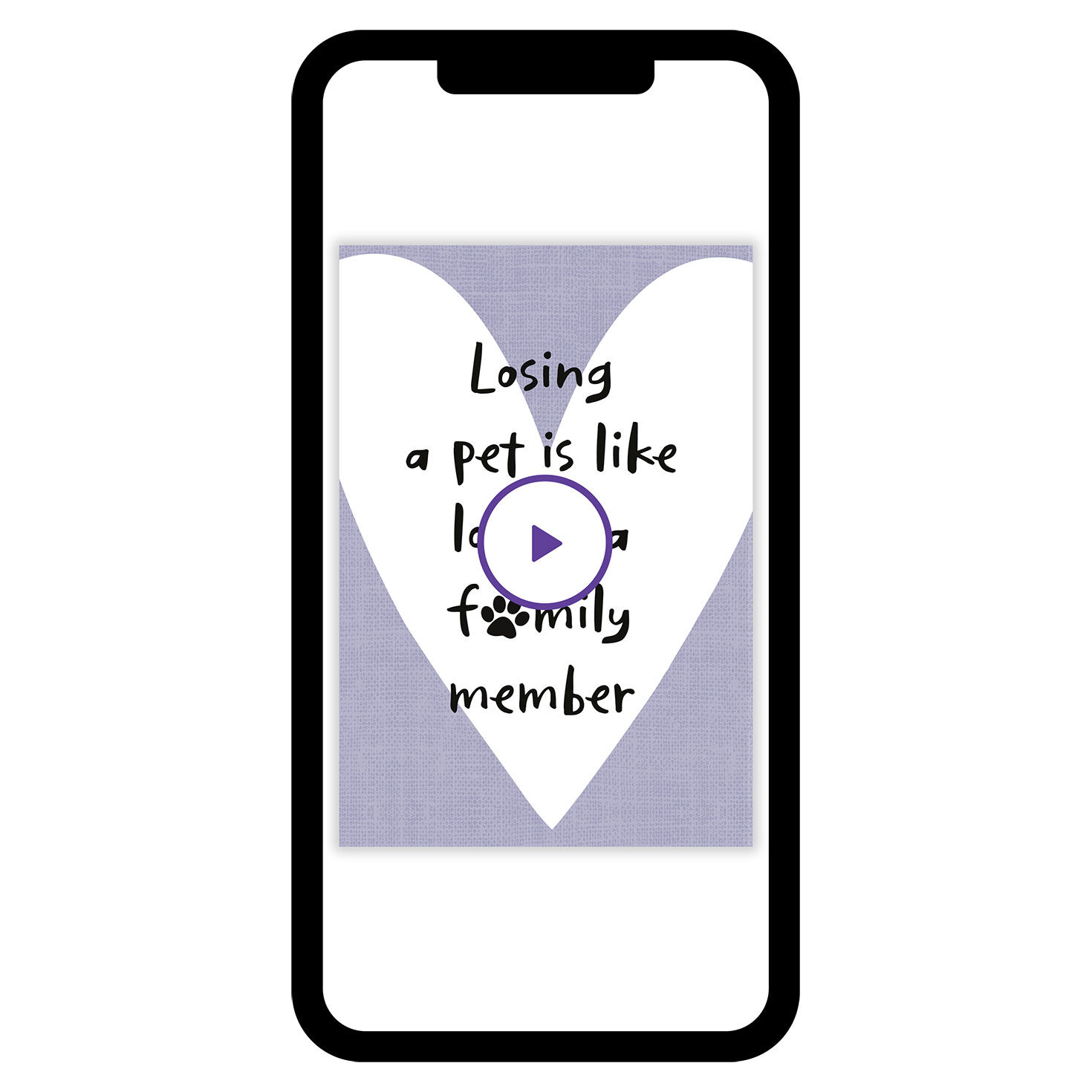 Like Losing a Family Member Pet Sympathy eCard