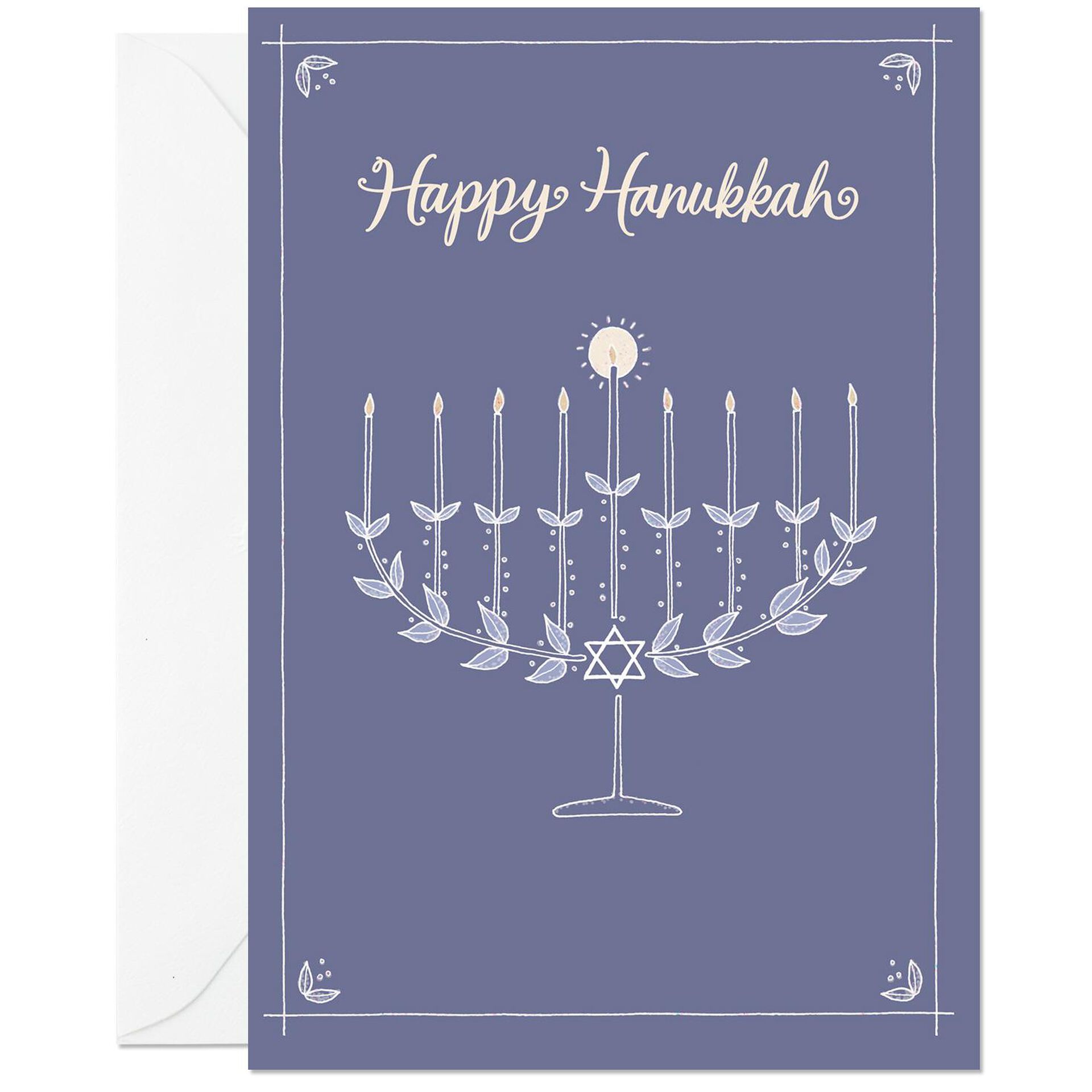 Menorah Blessings And Joy Hanukkah Card Greeting Cards Hallmark