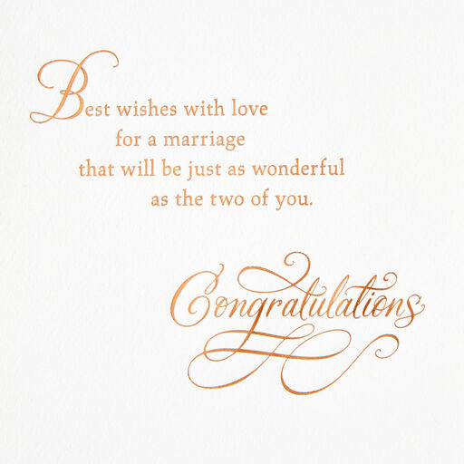 Promise of Marriage Ivory Lace Wedding Card, 