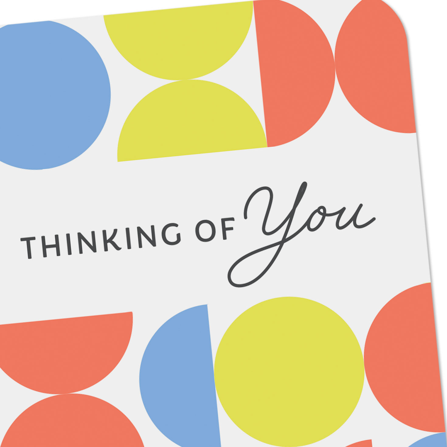 Geometric Pattern Thinking of You Card Card Front Detail image number 4