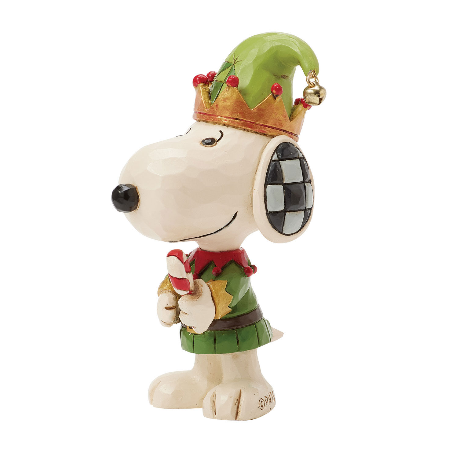 Peanuts Snoopy Christmas Elf Figurine angled image number 4