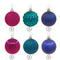 30-Piece Magenta, Teal, Navy Shatterproof Christmas Ornaments Set, , large image number 4