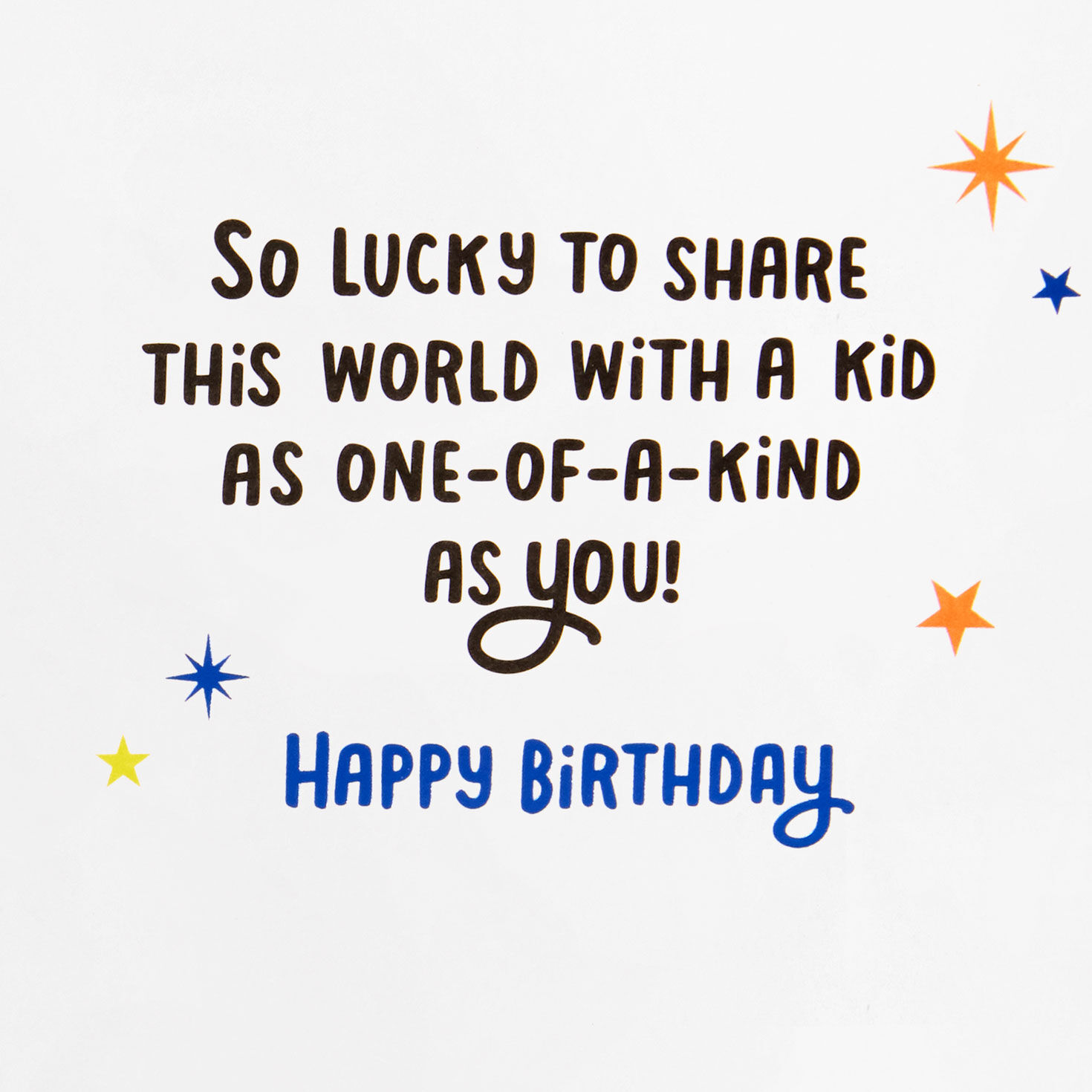 Starburst Confetti Shaker Grandson Birthday Card Sentiment image number 2