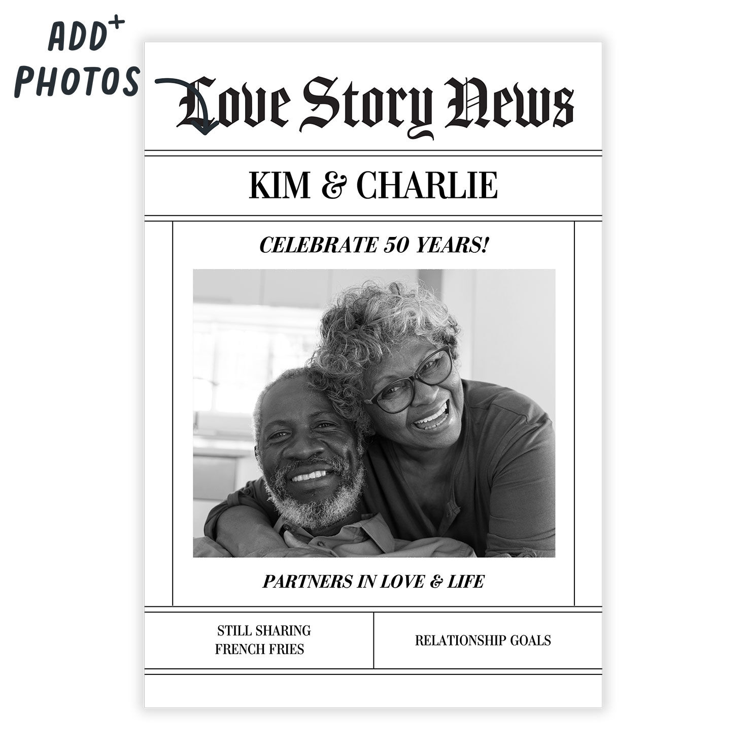 Love Story News Anniversary eCard, , large image number 2