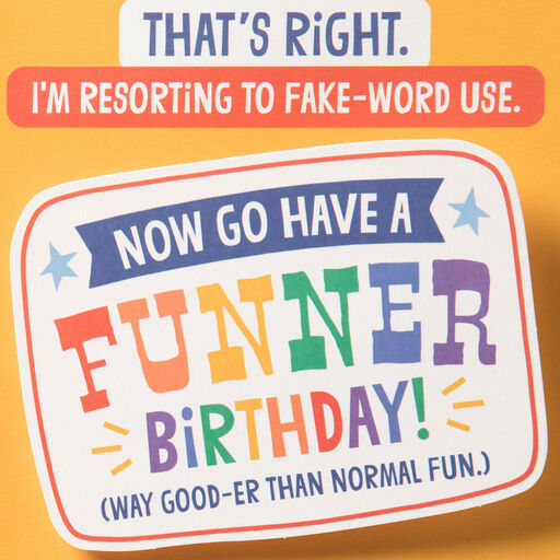 A Year Amazing-Er Funny Pop-Up 11th Birthday Card, 