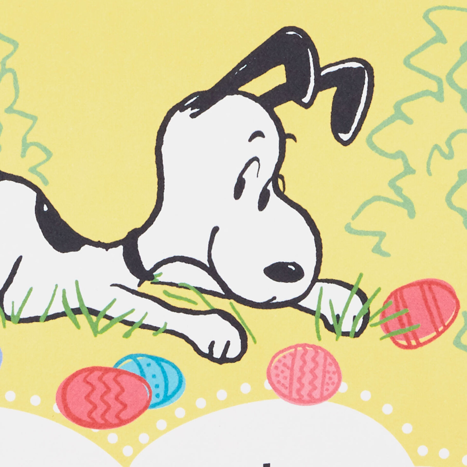 Peanuts® Snoopy Easter Card With Honeycomb Egg Greeting Cards Hallmark