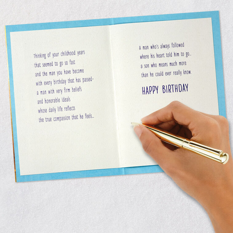 The Man You Have Become Birthday Card for Son, , large image number 7