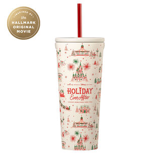 Hallmark + Disney Holiday Ever After Corkcicle Stainless Steel Cold Cup, 24 oz.