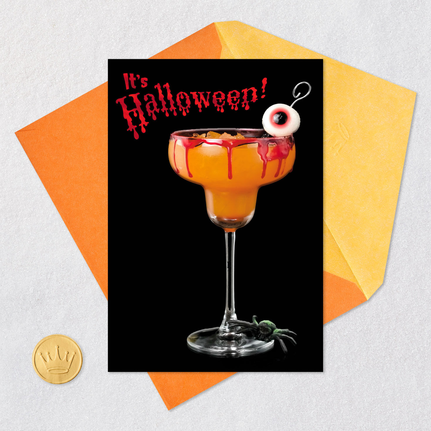 Trick or Treat Yourself, Cocktail Halloween Card for only USD 3.99 | Hallmark