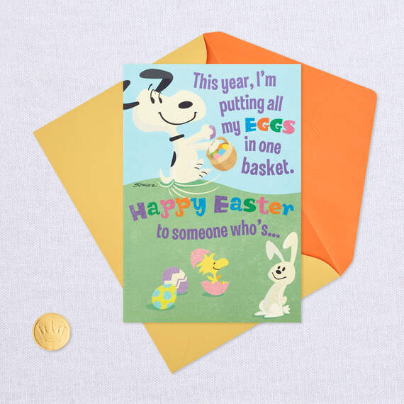Peanuts® Snoopy Pop-Up Easter Card, , large image number 6